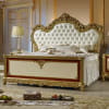 Eastern King Bed in Gold/Cherry/Pearl Finish by Homey Design - HD-5138-B - Image 1 of 0