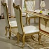 7 Piece Dining Room Set in Gold/Cherry/Pearl Finish by Homey Design - HD-5138-DT - Image 3 of 0