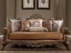 Leather Upholstered Custom Mohawk Sofa by Homey Design - HD-555-S - Image 1 of 0