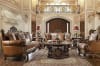 Leather Upholstered Custom Mohawk Sofa by Homey Design - HD-555-S - Image 2 of 0