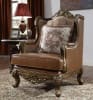 Leather Upholstered Custom Mohawk Sofa by Homey Design - HD-555-S - Image 3 of 0