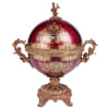 Arc De Cristal Vase in Bronze/Ruby Red/Gold Finish by Homey Design - HD-6026 - Image 1 of 0