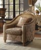 Upholstery Loveseat in Antique Brown by Homey Design - HD-622-L - Image 2 of 0