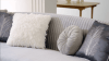 2 Piece Contemporary Living Room Set in Chic Gray Velvet and Gold-Tone Finish by Homey Design - HD-7008 - Image 3 of 0