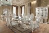 Decorative Double Pedestal 7 Piece Rectangle Dining Room Set by Homey Design - HD-8088-DT - Image 2 of 0