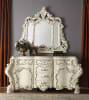 Victorian Carved Frame Tufted Bed by Homey Design - HD-8089-B - Image 4 of 0