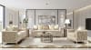 Upholstery Loveseat in Champagne Finish by Homey Design - HD-8911-L - Image 2 of 0