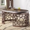 European Style 3 Piece Occasional Table Set in Dark Gray Finish by Homey Design - HD-8912DG-OT - Image 2 of 0