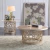 Atlantis 3 Piece Occasional Table Set in Champagne Finish by Homey Design - HD-8913C-OT - Image 1 of 0