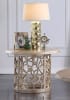 Atlantis 3 Piece Occasional Table Set in Champagne Finish by Homey Design - HD-8913C-OT - Image 3 of 0