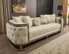 Sofa in Beige and Gold Finish by Homey Design - HD-9010-S - Image 1 of 0