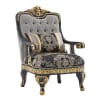 2 Piece Living Room Set in Classic Black and Gold Finish by Homey Design - HD-9012 - Image 5 of 0