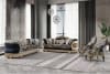 2 Piece Living Room Set in Classic Black and Gold Finish by Homey Design - HD-9013 - Image 1 of 0