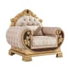 Loveseat in Classic Burgundy and Gold&nbsp;Finish by Homey Design - HD-9016-L - Image 3 of 0