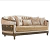 2 Piece Living Room Set in Classic Beige and Gold Finish by Homey Design - HD-9017 - Image 2 of 0