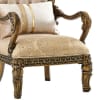 Loveseat in Classic Beige and Gold&nbsp;Finish by Homey Design - HD-9017-L - Image 4 of 0