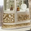 Classic Style China Cabinet in Gold & Cream Finish by Homey Design - HD-903-CB - Image 2 of 0