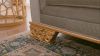 Loveseat in Gray Velvet with Gold Accent Finish by Homey Design - HD-9041-L - Image 3 of 0
