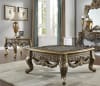 Traditional Perfect Brown with Metallic Antique Gold Finish 3 Piece Occasional Table Set by Homey Design - HD-905BR-OT - Image 1 of 0