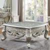 Metallic Silver with Antique Gold Trim Finish Chair by Homey Design - HD-91633-C - Image 5 of 0