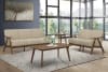 Damala 2 Piece Sofa Set in Walnut by Home Elegance - HEL-1138BR - Image 1 of 0