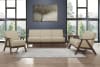 Damala 2 Piece Sofa Set in Walnut by Home Elegance - HEL-1138BR - Image 2 of 0