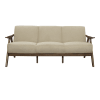 Damala 2 Piece Sofa Set in Walnut by Home Elegance - HEL-1138BR - Image 4 of 0