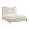 Genoa Queen Platform Bed in Light Oak Finish by Home Elegance - HEL-1312-1 - Image 1 of 0
