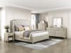 Genoa Queen Platform Bed in Light Oak Finish by Home Elegance - HEL-1312-1 - Image 2 of 0