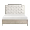 Genoa Queen Platform Bed in Light Oak Finish by Home Elegance - HEL-1312-1 - Image 3 of 0