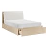Matteo Queen Platform Storage Bed in Light Oak Ceruse Finish by Home Elegance - HEL-1313N-1 - Image 5 of 0
