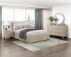 Matteo 6 Piece Queen Platform Storage Bedroom Set in Light Oak Ceruse Finish by Home Elegance - HEL-1313N - Image 3 of 0