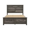 Lenior Queen Platform Storage Bed in Gray Finish by Home Elegance - HEL-1342-1 - Image 4 of 0