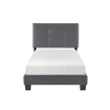 Newberry Twin Platform Bed in Dark Gray Finish by Home Elegance - HEL-1350DGT-1 - Image 3 of 0