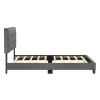 Newberry Twin Platform Bed in Dark Gray Finish by Home Elegance - HEL-1350DGT-1 - Image 5 of 0