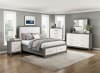 Rowan Footboard Storage 6 Piece Queen Bedroom Set in Ivory and Gray Finish by Home Elegance - HEL-1366 - Image 1 of 0
