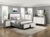 Rowan Footboard Storage 6 Piece Queen Bedroom Set in Ivory and Gray Finish by Home Elegance - HEL-1366 - Image 2 of 0