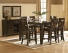 Crown Point 5 Piece Counter Height Dining Set in Merlot by Home Elegance - HEL-1372-36-5 - Image 1 of 0