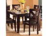Crown Point 5 Piece Dining Set in Merlot by Home Elegance - HEL-1372-78-5 - Image 2 of 0