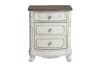 Cinderella 4 Piece Youth Bedroom Set in White Finish by Home Elegance - HEL-1386NW-1-4 - Image 4 of 0