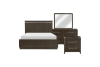 Bellamy Queen Bed in Dark Brown Finish by Home Elegance - HEL-1413-1 - Image 2 of 0