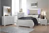 Aveline Queen Bed in Silver Finish by Home Elegance - HEL-1428SV-1 - Image 1 of 0