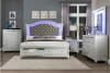 Leesa Queen Bed in Silver Finish by Home Elegance - HEL-1430-1 - Image 1 of 0