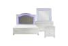 Leesa Queen Bed in Silver Finish by Home Elegance - HEL-1430-1 - Image 2 of 0