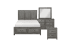 Garretson 6 Piece Bedroom Set in Gray Finish by Home Elegance - HEL-1450-1-4 - Image 2 of 0