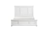 Mackinac Queen Bed in White Finish by Home Elegance - HEL-1454-1 - Image 3 of 0
