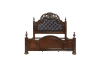 Adelina Queen Bed in Cherry Finish by Home Elegance - HEL-1468-1 - Image 3 of 0