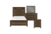 Conway 6 Piece Bedroom Set in Antique Brown Finish by Home Elegance - HEL-1497-1-4 - Image 2 of 0