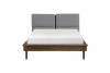 Astrid Queen Bed in Walnut Finish by Home Elegance - HEL-1501-1 - Image 2 of 0