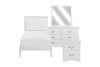 Seabright 4 Piece Youth Bedroom Set in White Finish by Home Elegance - HEL-1519WHT-1-4 - Image 2 of 0